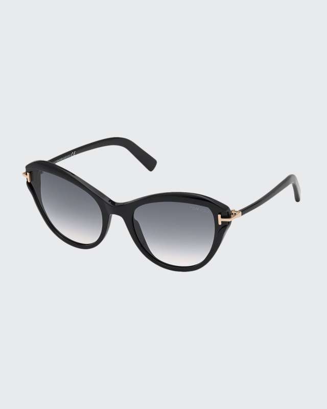 Leigh Acetate Cat-Eye Sunglasses